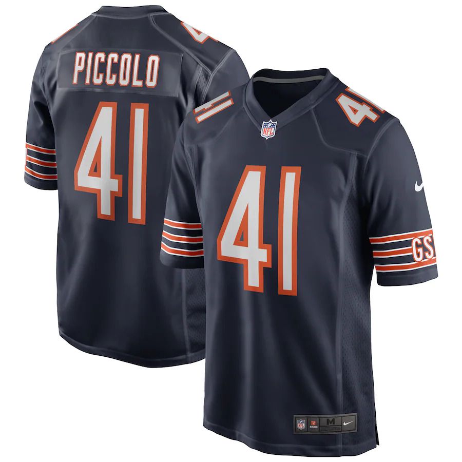 Men Chicago Bears #41 Brian Piccolo Nike Navy Game Retired Player NFL Jersey